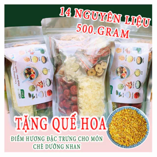 [ GÓI 500.gram ] Sét Chè Dưỡng Nhan 14 Nguyên Liệu Siêu Chất Lượng