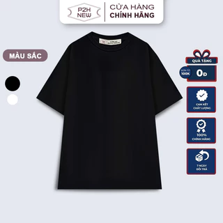 Áo Thun Tay Lỡ Form Rộng Local Brand P2H Tee Basic Unisex AT01