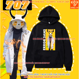 Áo Khoác Hoodie Error Sans 707 In 1 Mặt - Pháp Sư Gangster Cực Chất