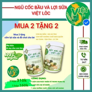Bột ngũ cốc Việt Lộc dành cho mẹ bầu và  lợi sữa sau sinh, tốt cho mẹ, dinh dưỡng cho con, hàng chính hãng, giá ưu đãi