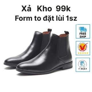 Giày boots nam Chelsea Boots Classic đế khâu( form rộng đặt lùi 1 size)