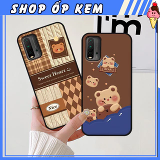 Ốp Xiaomi Redmi 9T/ Xiaomi Poco M3 In mẫu gấu cực đáng yêu / ốp gấu cute giá rẻ