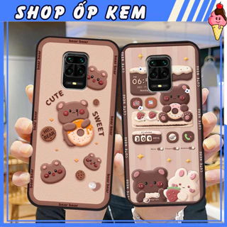 Ốp Xiaomi Redmi Note 9 - Redmi Note 9S - Redmi Note 9 Pro In mẫu gấu cực đáng yêu / ốp gấu cute giá rẻ