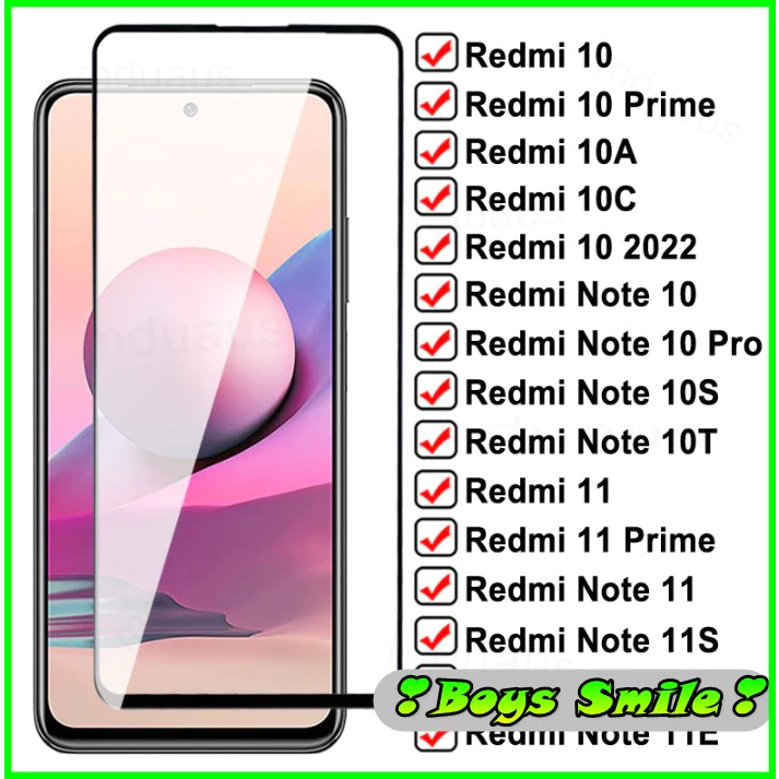 Kính cường lựcFull Xiaomi Redmi A3 12R 10C Mi 11T K40s Redmi 10 9 9A 9C 9T Note 11 pro Note 10 pro K50 Ultra Note 12 pro