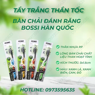 Bàn chải đánh răng than tre hoạt tính đầu lông mềm