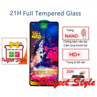 Cường lực Ngựa Full Màn Độ Cứng 21H Xiaomi Redmi Note 10 11 12 pro Mi 10T 11T 12T K50 ultra K60 K30 K40 gaming Poco X3