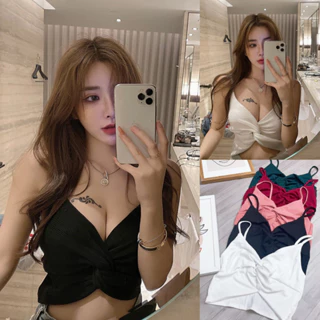 Áo Croptop Cúp Ngực Tôn Dáng,Áo 2 Dây Bigsize Nữ Co Giãn Đi Du Lịch Đi Biển Mã G117