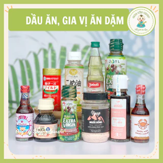 [Dat 6/2025-2027]Gia vị ăn dặm cho bé: dầu ăn, nước mắm, hạt nêm, nước tương