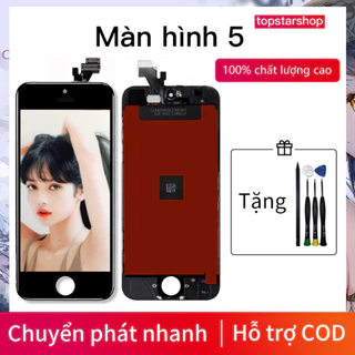 Màn hình LCD cho IP 5 Màn hình cảm ứng lắp ráp thay thế 100% thử nghiệm không có pixel chết + công cụ miễn phí