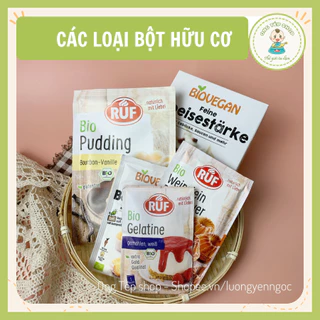 [Date 4/2025 - 2027] Các loại bột hữu cơ làm bánh cho bé ăn dặm: bột mì hữu cơ, gelatin hữu cơ, bột bắp hữu cơ...