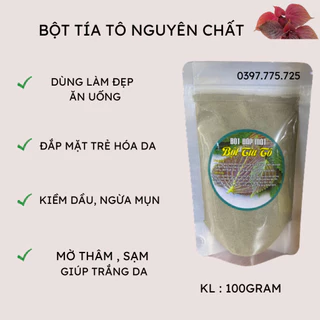 bột tía tô sản phẩm hanmade