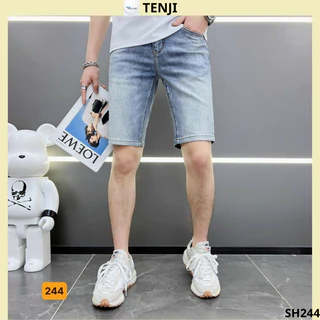 Quần short nam, Quần đùi jean nam cao cấp giá rẻ jean nam ngắn đẹp SH244 nhiều mẫu hottrend hàn quốc 2023 Tenji7 Shop