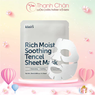 Mặt nạ dưỡng ẩm chuyên sâu Klairs Rich Moist Soothing Tencel Sheet Mask 25ml