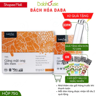 Trà gừng mật ong lên men Dalahouse 75g