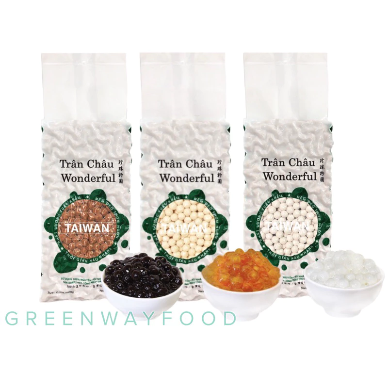 Trân châu Trắng, Đen, Hoàng Kim Wonderful gói 1kg