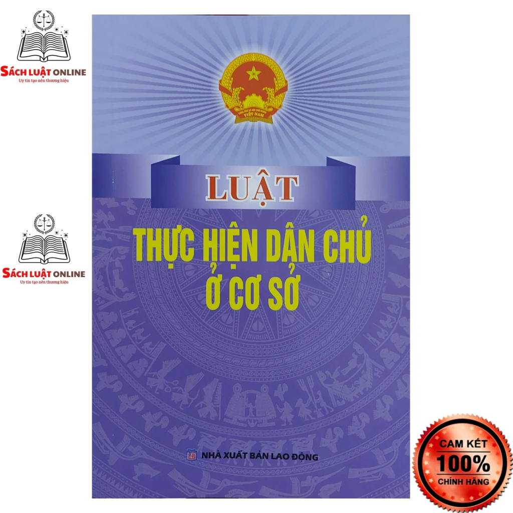 Sách - Luật thực hiện dân chủ ở cơ sở (NXB Lao động)