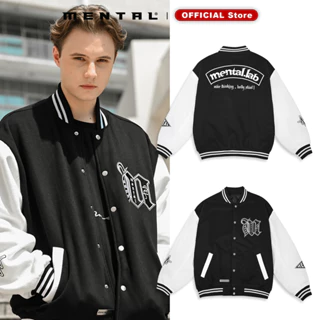 Áo Bomber Nỉ MENTAL® /Gate/ Varsity Jacket