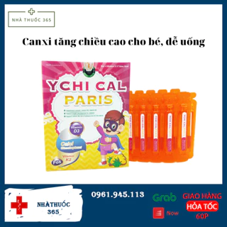 Canxi tăng chiều cao cho bé Ychi Cal Paris cho bé phát triển chiều cao toàn diện hộp 20 ống