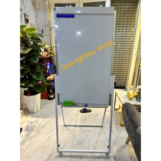 Bảng filipchart văn phòng kích thước 70x100cm tặng kèm bút, nam châm, lau bảng và 10 tờ giấy