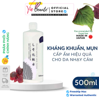 Toner Dokudami Lá Tía Tô Perilla Natural Skin Lotion Cấp Ẩm Da Nhạy Cảm - 500ml