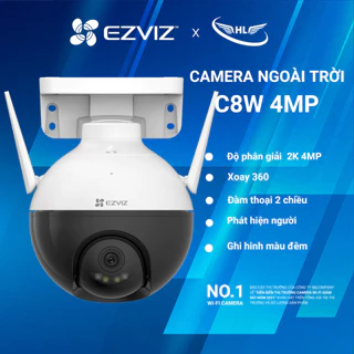 [Nhập ELEZ15 giảm 10%] Camera WIFI ngoài trời, xoay 360 đàm thoại 2 chiều EZVIZ C8W 4MP hàng chính hãng.