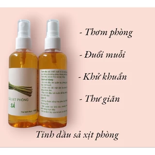 Tinh dầu sả xịt phòng, chai 100ml