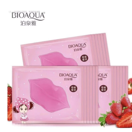 Mặt nạ dưỡng môi collagen nội địa trung biaqua,images giảm thâm môi làm mềm môi