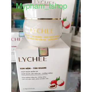 Kem Lychee Nám ,Tàn Nhang ,Ngăn Ngừa Lão Hóa ,Chống Nắng ,15gram