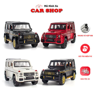 Mô hình xe Mercedes-Benz AMG G63 tỉ lệ 1:32 hãng Chezhi [Tặng kèm 1 bộ biển số ngẫu nhiên 1:32]