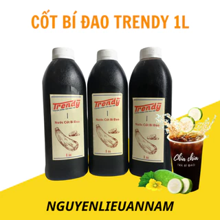 Cốt bí đao Trendy 1 lít pha trà bí đao hạt chia