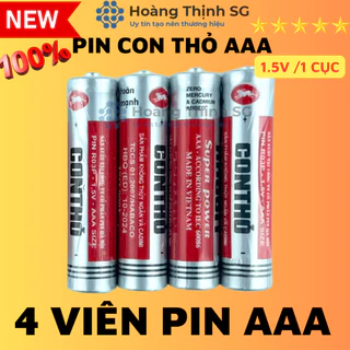 Pin Con Thỏ, Pin tiểu AA & Pin đũa AAA 1.5V, hàng chính hãng (bán lẽ theo cặp)