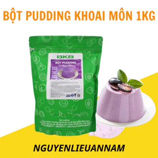 Pudding khoai môn túi 1kg nấu thạch pudding thơm ngon, mềm mịn