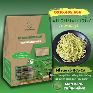 Mì rau Chùm ngây - Mì rau củ tươi VietGap - Hữu cơ chính hãng Mộc Việt hộp 300g