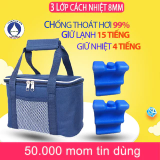 Túi đá khô giữ nhiệt bình sữa Bigmom công nghệ Mỹ giữ lạnh 12 tiếng giữ nhiệt 4 tiếng chống thoát hơi ra ngoài 99%