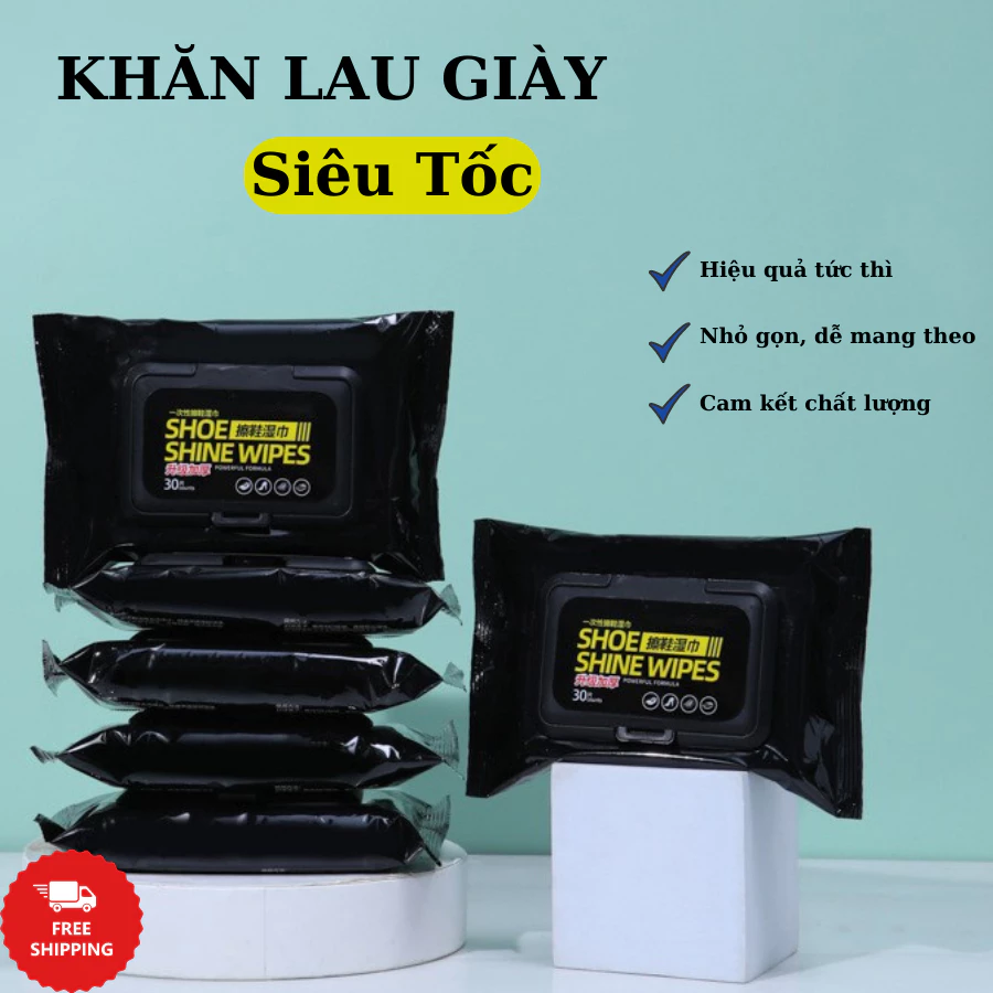 Khăn Ướt Lau Giày Siêu Tốc Sneaker Quick Wipes - Sneak3r 30 Khăn