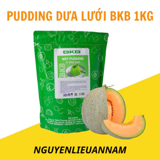 Bột PUDDING DƯA LƯỚI 1kg thơm ngon, mềm mịn, cách nấu đơn giản, nhanh chóng