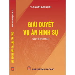 Sách- Giải quyết vụ án hình sự