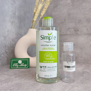 Nước Tẩy trang Simple Micellar cleasing Water - 200ml