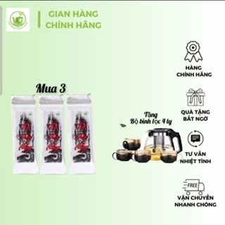 Trà Sam Hồng gói 500g Combo 3 gói Tặng Bình Trà Kèm 4 Cốc Trà thanh nhiệt Mát gan An thần dễ ngủ