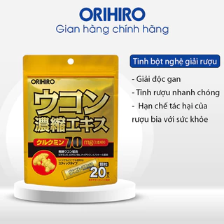 Tinh bột nghệ giải rượυ Orihiro 20 gói