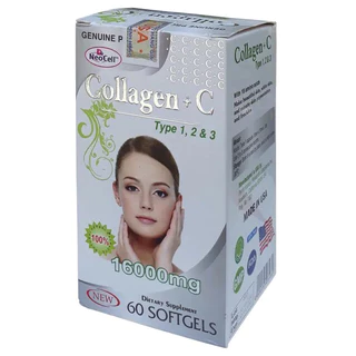 Viên uống Collagen + C TAB trẻ hóa da, giảm nhăn L 60 viên