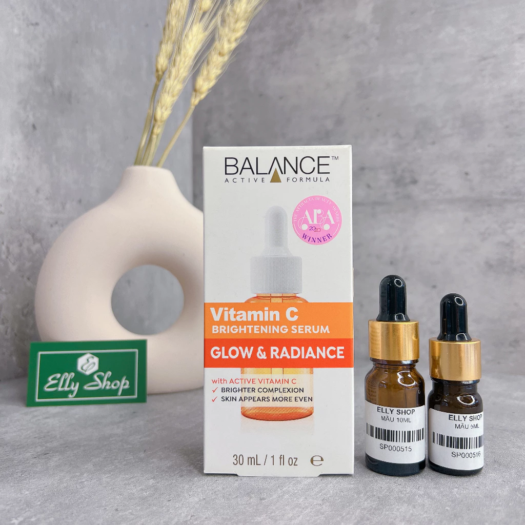 Tinh chất Balance Vitamin C Brightening Serum Glow & Radiance - 30ml