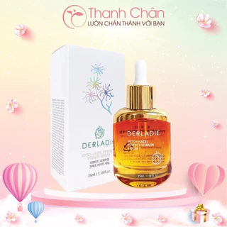 Tinh Chất Mờ Thâm, Phục Hồi Da Mụn Derladie Witch Hazel Perfect Vitamin Serum Cây Phỉ 35ml