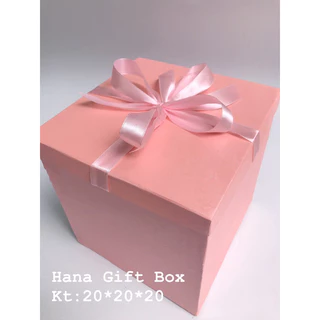 hộp quà hồng size 20*20*20 #HanaGiftBox