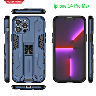 Ốp lưng Iphone 14 Pro Max Iron Man Ver 3 chống sốc giá đỡ mặt lưng bảo vệ máy