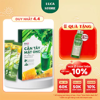 Cần Tây Mật Ong Motree Bột Cần Tây Sấy Lạnh Hỗ Trợ Detox Giảm Cân Giữ Dáng Sáng Da Hộp 14 gói