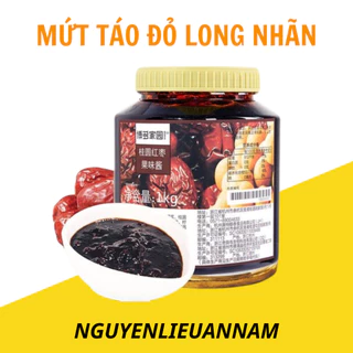 Sốt táo đỏ long nhãn Boduo hộp 1kg