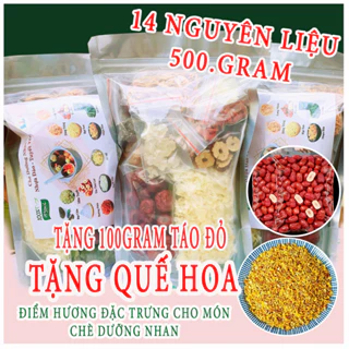 [ COMBO 2 Sét ] Chè Dưỡng nhan - Chè Tuyết yến