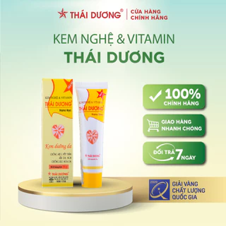 Kem Nghệ Thái Dương Nano Bạc 20g - Giảm Thâm Mụn, Da Khô Nứt Nẻ