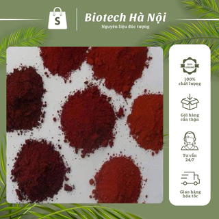 Bột màu oxit sắt 500Gam Bột màu đỏ ứng dụng cho ngành sơn, nhựa, xây dựng tác dụng tạo màu có độ bền cao - BHN07